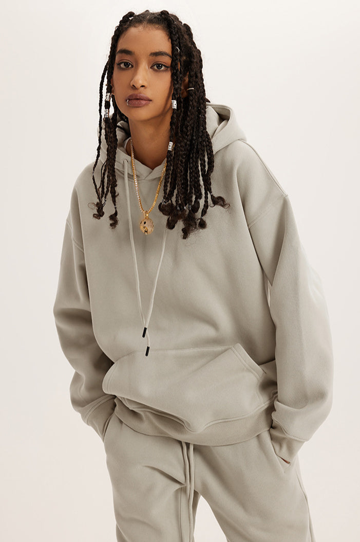 Damen Hoodie Oversize Kapuzenpullover Sweatshirt Modisch Lang Komfort