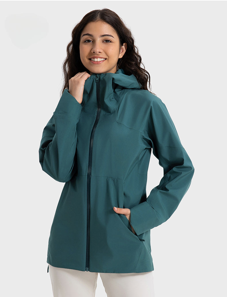 Softshelljacke Damen Wasserdicht Winddicht Kapuze Atmungsaktiv 