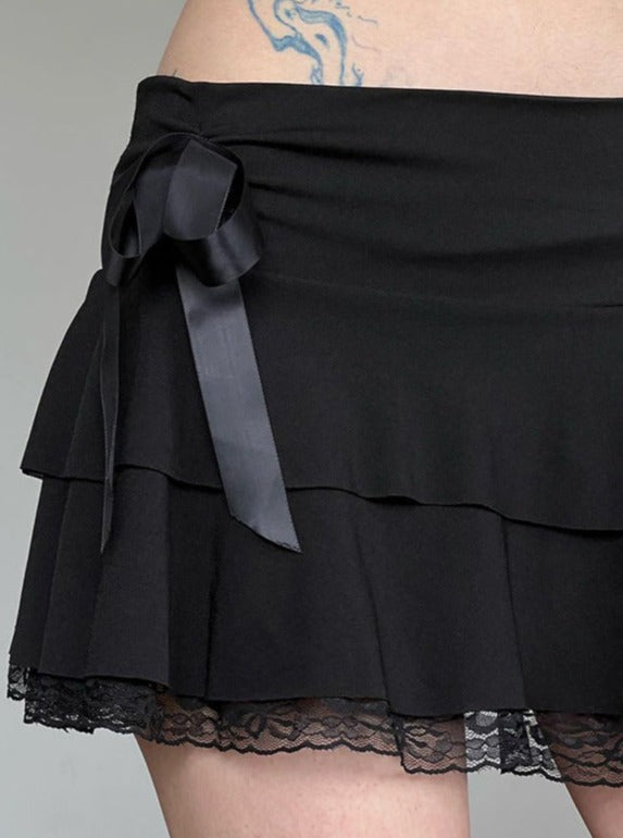 Low Waist Sexy Ballet A-Line Cake Short Skirt