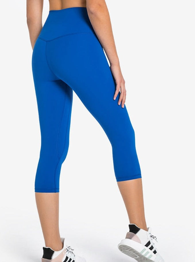 Royal Blue Stretchable High Waist Exercise Yoga Pants