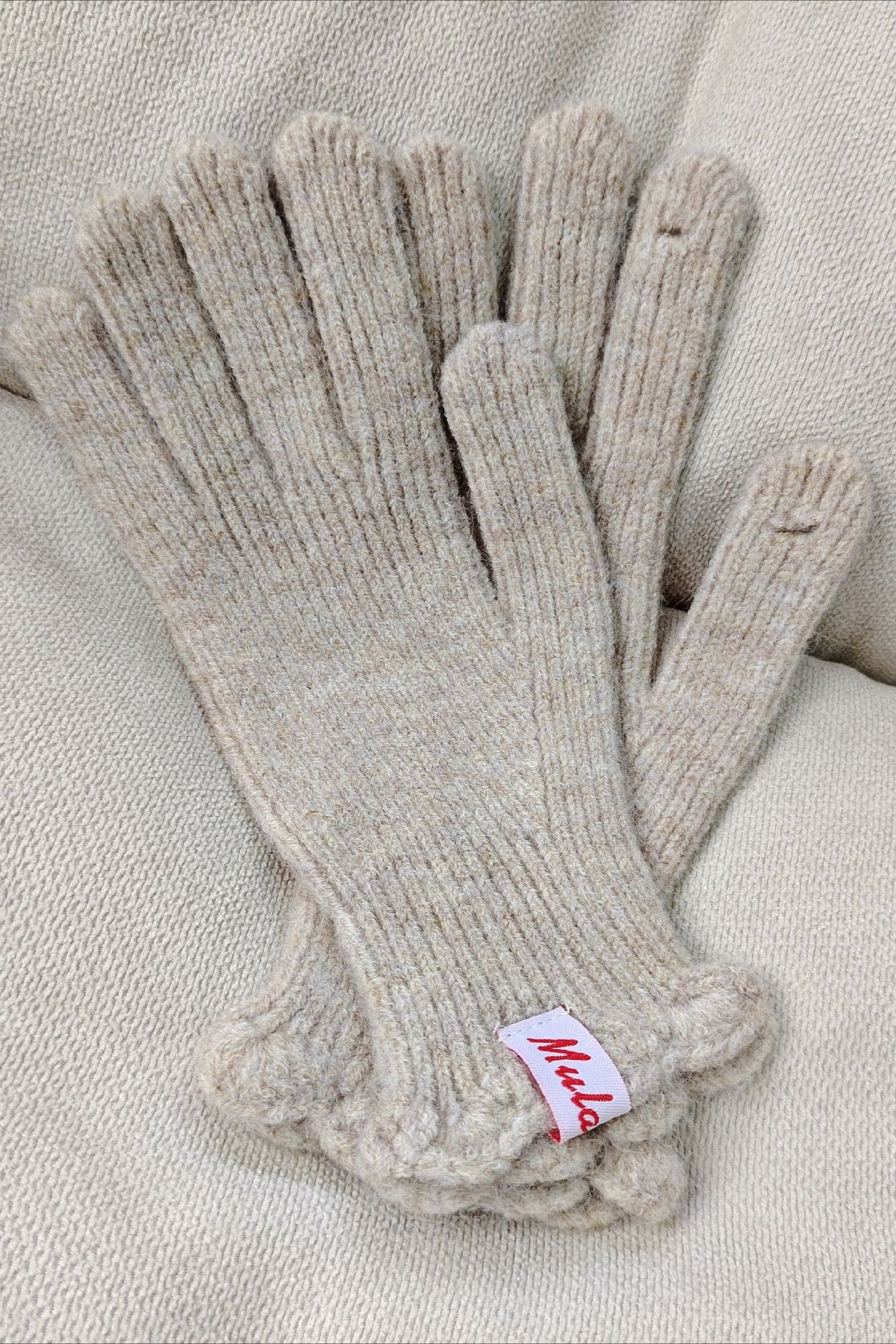 Women's Knitted Winter Lace Wool Gloves