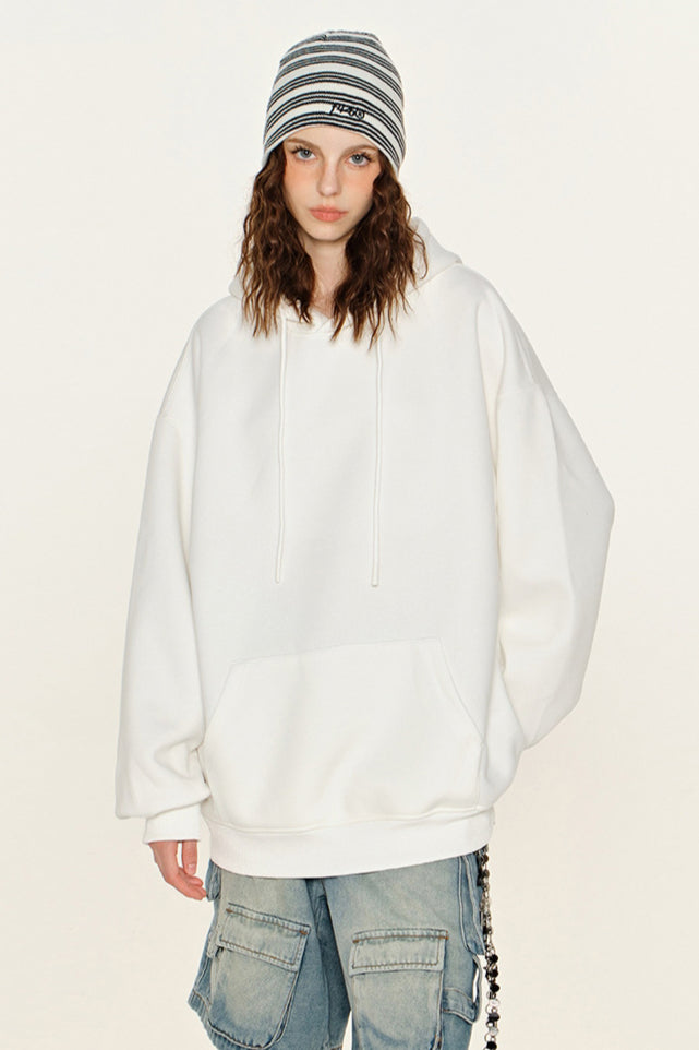 Oversize Hoodie Damen Linien Unisex Komfort Kapuzenpullover